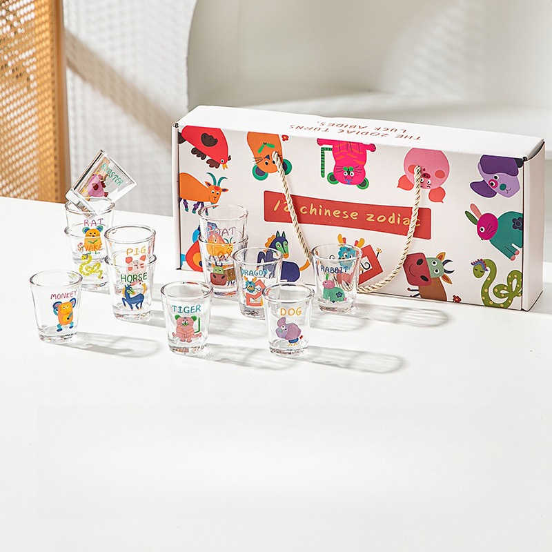 Shot Glasses Set 12Pcs 50ml Ca - Home Bar Set 评论和价格