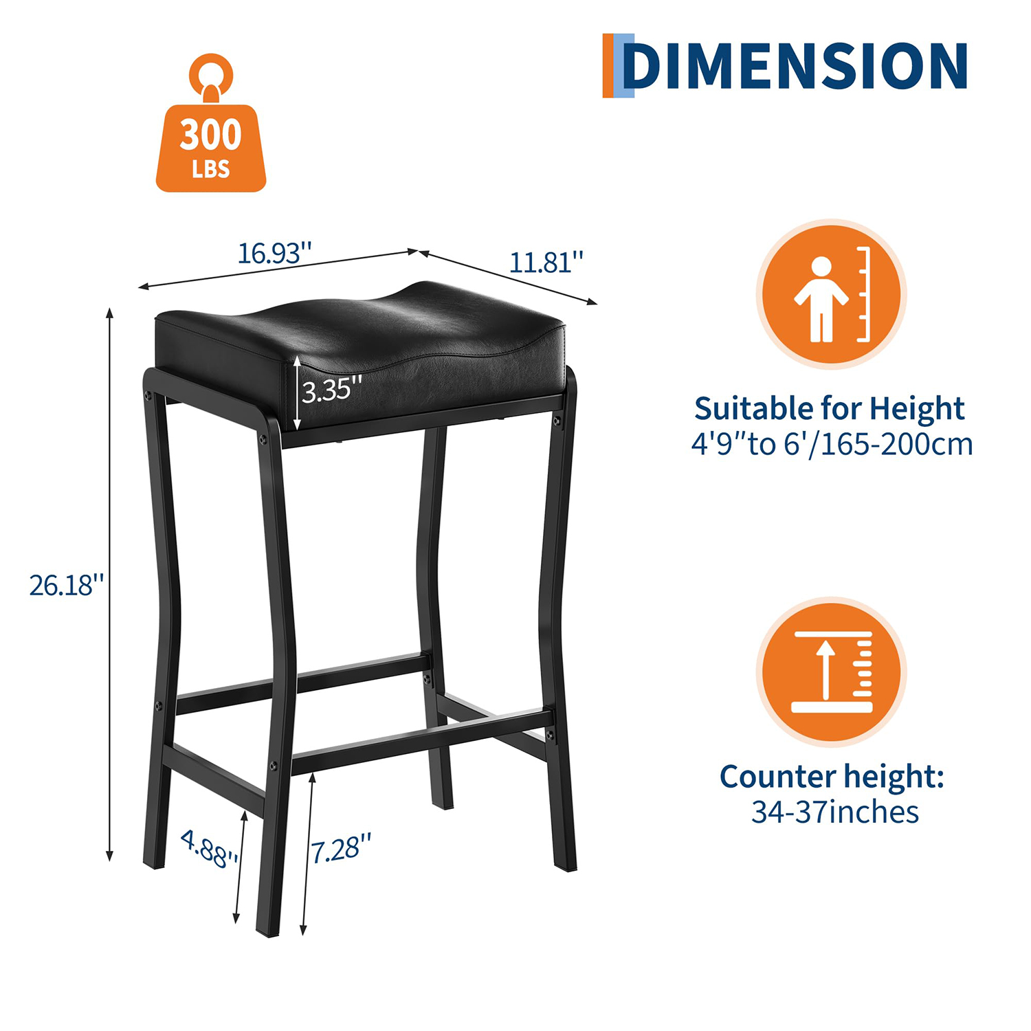 Counter Height Bar Stools Set  - Home Bar Lounge 评论和价格